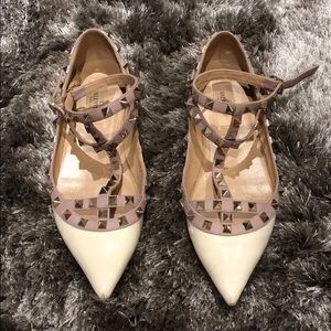 Authentic Rockstud Valentino Studded Flats